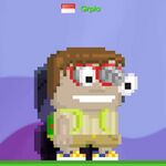 A player wearing the Sproingy Eyes