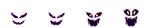 The textures of the Ghoulish Wings' particles