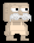 A player wearing the Adventuring Mustache