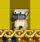 A player wearing Neon Oni Mask