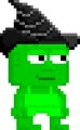 A player wearing the Bad Witch's Hat.