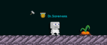 A player passing a Carrot Checkpoint