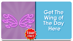 Neon Wings' feature button