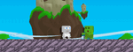 A player getting infected by a zombie