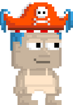 A player wearing the Clown Pirate Hat