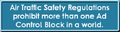 Message after trying to place more than one Ad Control Block in a world