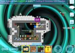 A player who managed to perform a glitch, alowing them to exit the ship.
