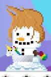 A Snowtopian with clothes equipped