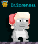 A player wearing the Happy Holidays Hat