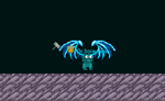 A player wearing the Royal Spirit Wings