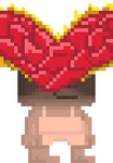 A player wearing the Red Dragon Body.