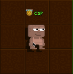 A player using a Das Red Balloon on himself