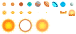 The textures of Crown of the Cosmos