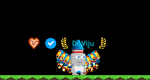 A player wearing the Firecracker Wings