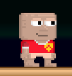A player wearing a Man U Jersey