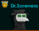 A player wearing the full Plague Doctor set.