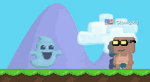 A player using the Spectral Goggles to see ghosts