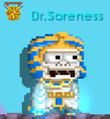 A player wearing the Monster Mummy set