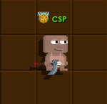 A player wearing an Anomalizing Pristine Scythe