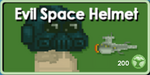 A screenshot of Evil Space Helmet's old store button