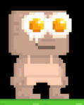 A player wearing the Freaky Fried Egg Eyes