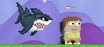 A player wearing the Alpha Great White Shark