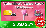 The Valentine's Value Pack during Valentine's Week 2025