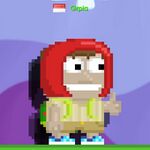 A player wearing the Red Riding Hood