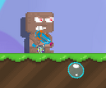 Player firing the bubble gun