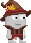 A player wearing the full Fall Witch' set.