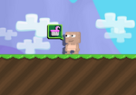 A player's billboard, whose sprite is based on the Dumb Billboard's