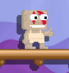 A player with War Paint equipped