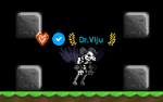A player wearing the Bone Bike (transformed).