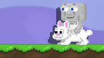 A player wearing the Riding Bunny