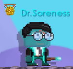 A player wearing the Wicked Wizard set
