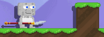 A player wearing the Mystic Battle Lance