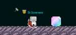 A player wearing the Corrupted Blade