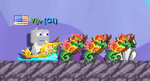 A player wearing the Neptune's Chariot