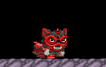 A player wearing the Lion Dancer - Red set