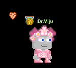 A player wearing the full set