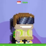 A player wearing the Futuristic Sunglasses