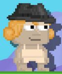 A player with the Dame's Fedora equipped
