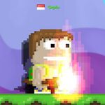 A player wearing the Hand Torch