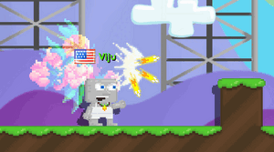 Pineapple Warrior Charm.gif