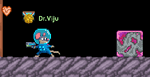 A player equipping the Space Mouse (transformed)