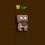 A player wearing a Rugged Winter Beard