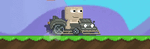 A player with the Scavenger Wheels equipped