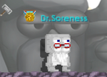 A player wearing the Santa's Spectacles