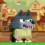 A player wearing the Dire Wolf Mask