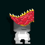A player wearing the Red Dragon Tail